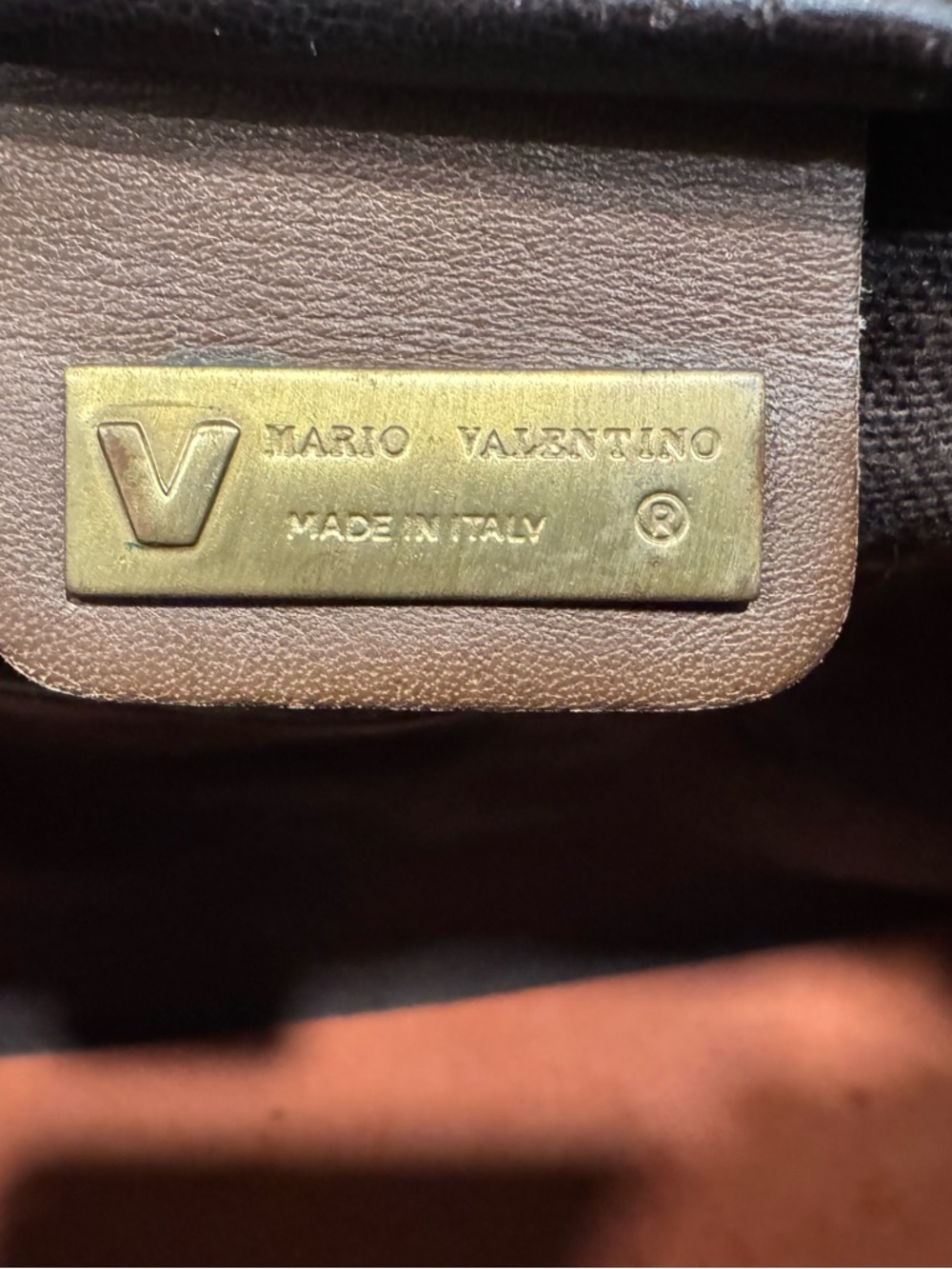 Vintage Mario Valentino Boston Travel Duffel Bag - Picture 8 of 11
